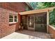 Wooden deck connects to a screened porch at 508 Cobbs Glen Ct, Rock Hill, SC 29732