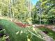A verdant lawn leads to towering trees and a garden bed with mature landscaping at 859 Tamary Way # 34, Landis, NC 28088