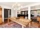 Dining area showcasing a bright, open space with view into the kitchen and living area at 1628 Shannonhouse Dr, Charlotte, NC 28215