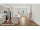 Spacious open-concept kitchen with modern appliances and a view to the living area at 5860 Pittmon Ln, Kannapolis, NC 28081