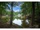 Scenic waterfront view featuring a tranquil lake, docks, and lush trees, offering a serene and picturesque setting at 7582 Cottonwood Dr # 39, Denver, NC 28037