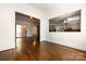 Open dining area with hardwood floors and view of kitchen at 426 Saint Michaels Way, Fort Mill, SC 29708