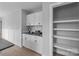 Well-organized pantry with ample shelving for storage at 528 Moss Springs Rd, Albemarle, NC 28001