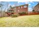 Brick house with large backyard, deck and screened porch at 2804 Providence View Ln, Charlotte, NC 28270