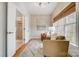 Bright sitting room with hardwood floors and natural light at 2804 Providence View Ln, Charlotte, NC 28270