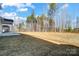 Spacious backyard with mature trees and grassy area at 5308 Verona Rd # 75, Charlotte, NC 28213