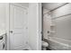 Clean bathroom with shower and toilet at 5308 Verona Rd # 75, Charlotte, NC 28213