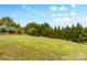 Large backyard with a lush lawn and mature trees, perfect for outdoor activities and privacy at 108 Fleming Dr, Statesville, NC 28677