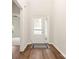 Welcoming foyer with hardwood floors leading to a bright, airy living space at 2105 Kennedy Dr, Indian Land, SC 29707