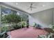 Relaxing screened-in patio with comfortable seating, perfect for enjoying the outdoors at 2105 Kennedy Dr, Indian Land, SC 29707