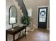 Inviting entryway with a dark front door and hardwood floors at 4031 Pritchard Pl, Fort Mill, SC 29715