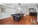 Basement game room with pool table and wet bar at 3012 Wheatfield Dr, Waxhaw, NC 28173