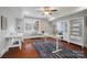 Finished basement office with ample workspace and storage at 3012 Wheatfield Dr, Waxhaw, NC 28173