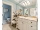 Spa-like bathroom with double vanity and a toilet at 300 Eagle Bend Dr, Waxhaw, NC 28173