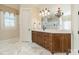 Elegant bathroom with double vanity and large shower at 300 Eagle Bend Dr, Waxhaw, NC 28173