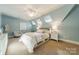 Serene bedroom with skylights and soft color palette at 300 Eagle Bend Dr, Waxhaw, NC 28173