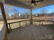 Spacious deck with a view of the backyard and surrounding neighborhood at 4684 Hopsack Dr # Cal0105, Indian Trail, NC 28079