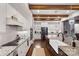 Kitchen with white cabinets, granite countertops and farmhouse sink at 5811 Kristi Ln, Midland, NC 28107