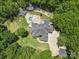Aerial view showing house, pool, and expansive property at 8516 Mcilwaine Rd, Huntersville, NC 28078