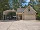 Attached garage with extra storage space for watercrafts at 8516 Mcilwaine Rd, Huntersville, NC 28078