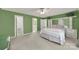 A spacious main bedroom featuring neutral carpet and ensuite bath access at 9143 Sadlers Ridge Rd, Fort Mill, SC 29707