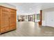 Basement game room with pool table and access to backyard at 104 Hidden Cove Dr, Shelby, NC 28150