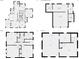 Floor plan showing the layout of a two-story house and detached garage at 903 W Franklin St, Monroe, NC 28112
