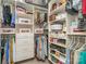 Walk-in closet with ample shelving, drawers, and space for organized storage at 3020 Poplar Hill Rd, Charlotte, NC 28270