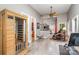 Bright workout room with sauna, adjacent massage room and living space, great for post-exercise relaxation at 3020 Poplar Hill Rd, Charlotte, NC 28270