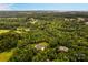 Expansive aerial view of a large property surrounded by lush greenery and mature trees at 127 Tradition Ln, Mooresville, NC 28115