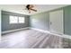 Inviting living room featuring wood-look floors and a neutral color scheme at 131 Sam Smith Rd, Kings Mountain, NC 28086