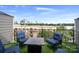 Relaxing rooftop patio featuring comfortable seating and city views at 12119 Brooklyn Ave, Charlotte, NC 28204