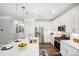 Modern kitchen with stainless steel appliances and island at 8611 Frank Grier Rd # 1, Charlotte, NC 28215