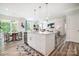 Open concept kitchen with island and breakfast area at 8611 Frank Grier Rd # 1, Charlotte, NC 28215