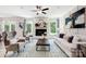 Bright living room with fireplace and comfortable seating at 8611 Frank Grier Rd # 1, Charlotte, NC 28215