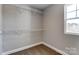 Spacious closet with wire shelving at 822 N Rocky River Rd, Monroe, NC 28110