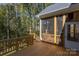 Screened porch and deck with wooded views at 1025 Patterson Farm Rd, Mooresville, NC 28115