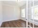 Bright home office with hardwood floors and French doors at 1025 Patterson Farm Rd, Mooresville, NC 28115