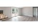 Inviting living room with access to a wooden deck through glass doors at 55 Shannon Park Cir, Taylorsville, NC 28681