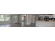 Open concept living area with lots of light, modern kitchen, and front door access at 55 Shannon Park Cir, Taylorsville, NC 28681