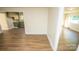 Bright hallway with wood-look floors at 609 Rowan Mills Rd, Salisbury, NC 28147