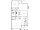 Detailed first floor plan showcasing the premier suite, kitchen, Gathering room, and garage layout at 4808 Glen Stripe Dr # Cal0036, Indian Trail, NC 28079