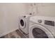 Laundry room featuring front-loading washer and dryer at 8932 Myra Way, Charlotte, NC 28215