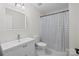 Clean bathroom with shower/tub combo and vanity at 902 Snow Prince Ln, York, SC 29745