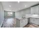 Modern kitchen with white cabinets and granite counters at 1529 28Th Street Se Pl, Hickory, NC 28602