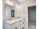 Double vanity bathroom with granite countertop at 2866 15Th Avenue Se Pl, Hickory, NC 28602