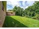Spacious backyard with healthy lawn and natural surroundings providing privacy and tranquility at 370 21St Nw Ave, Hickory, NC 28601