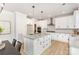 Modern kitchen featuring a center island, stainless steel appliances, and ample cabinet space for all your cooking needs at 171 Heartland Dr # 7, Rock Hill, SC 29732