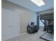 Bedroom with a built-in workspace and a loft bed at 125 Ariel Dr, Mooresville, NC 28117