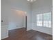 Formal dining room with wainscoting and hardwood floors at 125 Ariel Dr, Mooresville, NC 28117